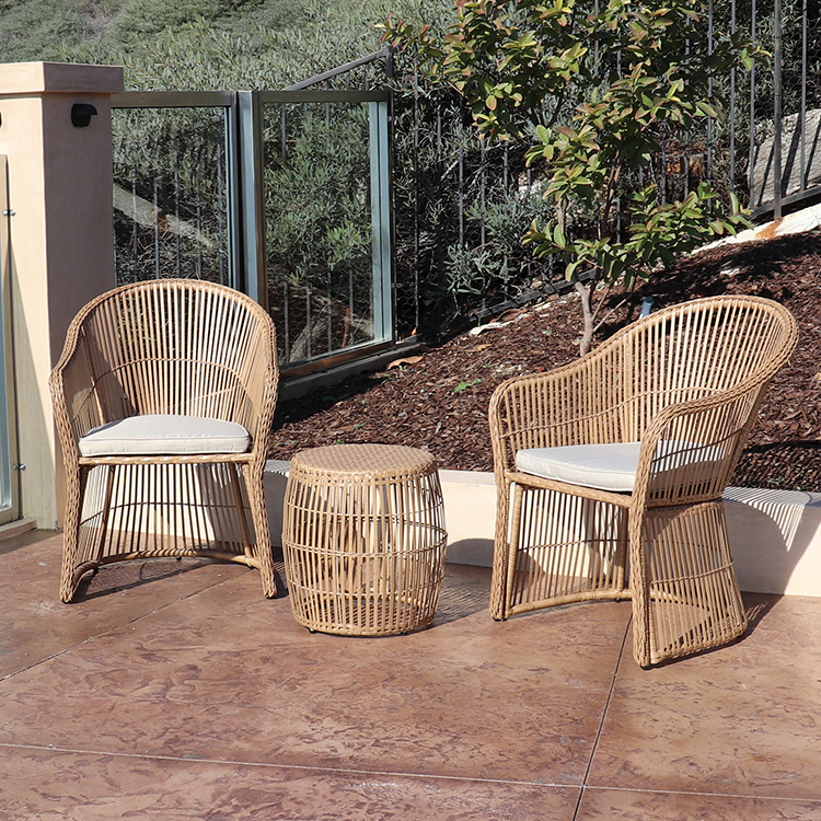 Outdoor Furniture In Sale - Hot Sale Wicker Cane Chairs Set
