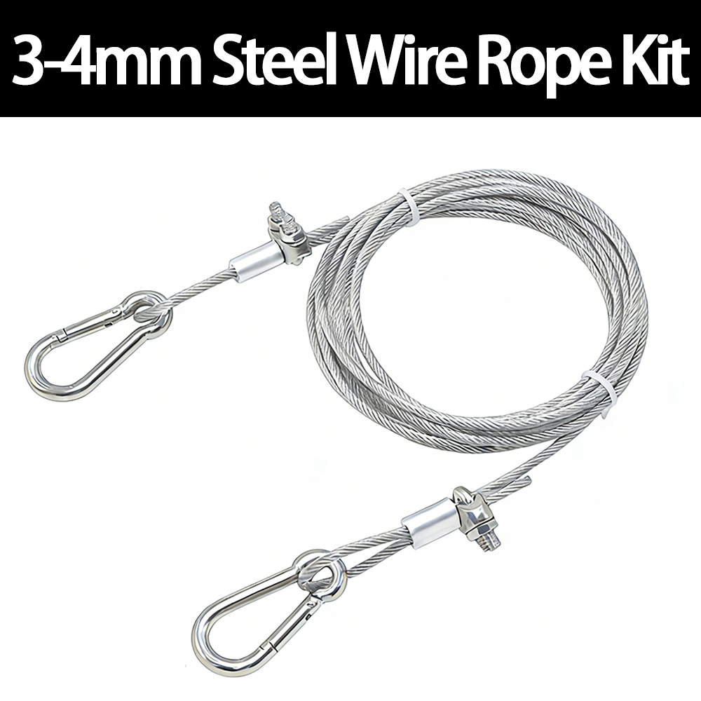 Outdoor Furniture Rope - 3mm 4mm Stainless Steel Wire Rope