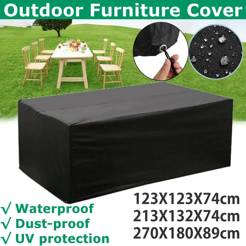 Outdoor Furniture Varnish - Terrace Patio Furniture Cover Waterproof 210d