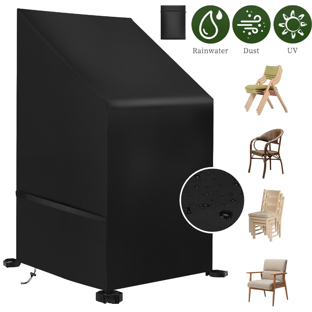 Outdoor Furniture Varnish - 65x65x80x120cm Garden Stacking Chair Cover Waterproof