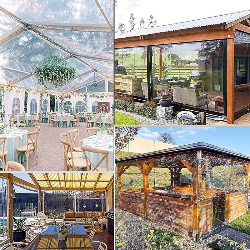 Outdoor Furniture Ofo - 0.35&0.55mm PVC Transparent Rainproof Cloth Thickened