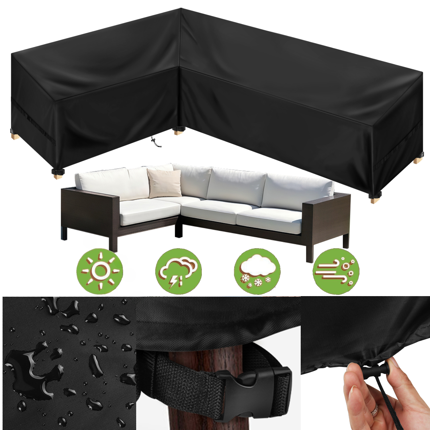 Outdoor Waterproof Sectional S - Outdoor Furniture Varnish のレビューと価格