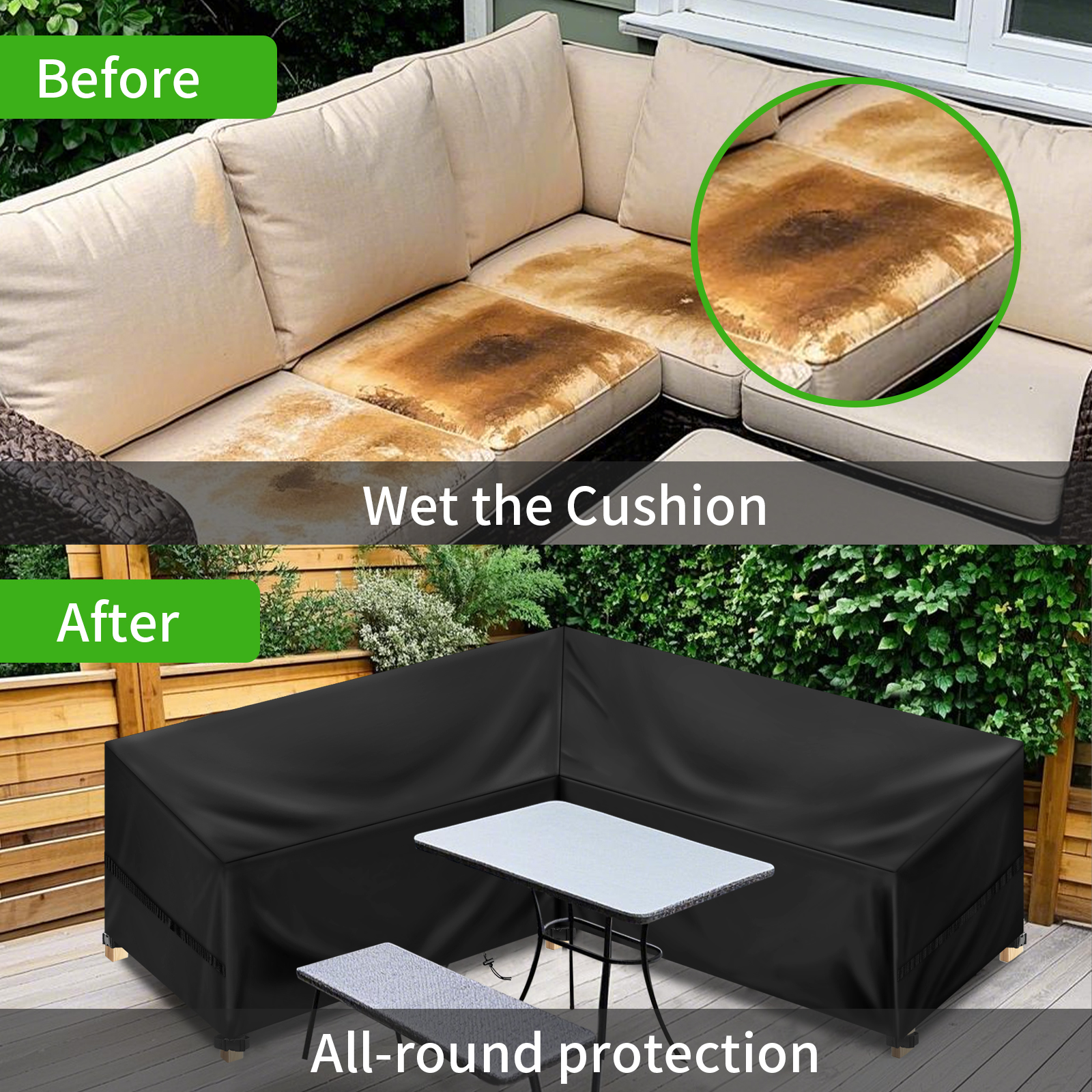 Outdoor Waterproof Sectional S - Outdoor Furniture Varnish のレビューと価格