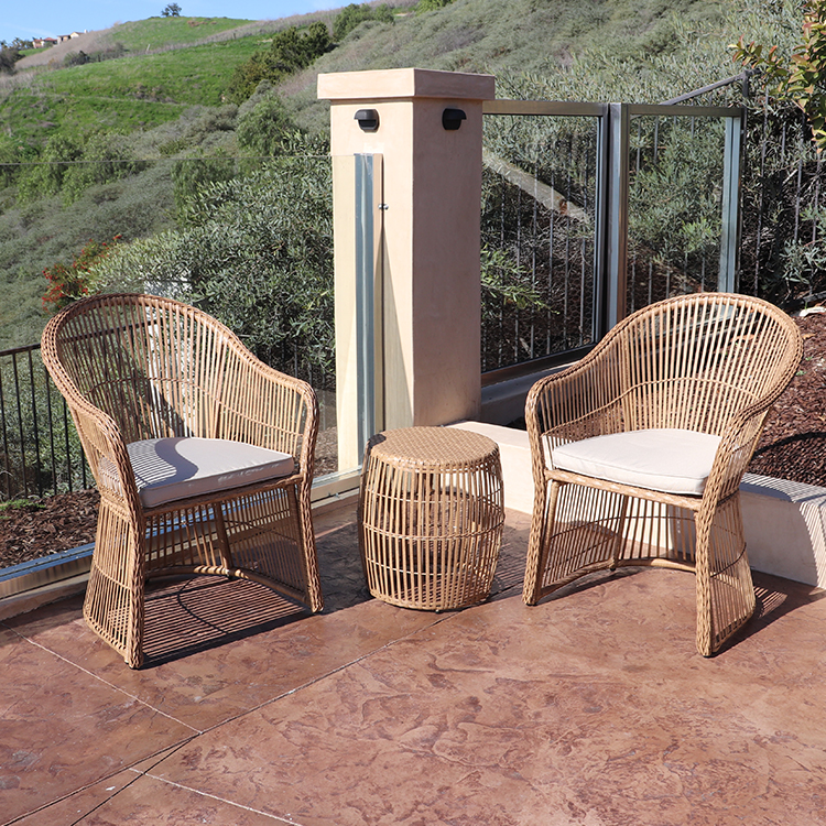 Hot Sale Wicker Cane Chairs Se - Outdoor Furniture In Sale のレビューと価格