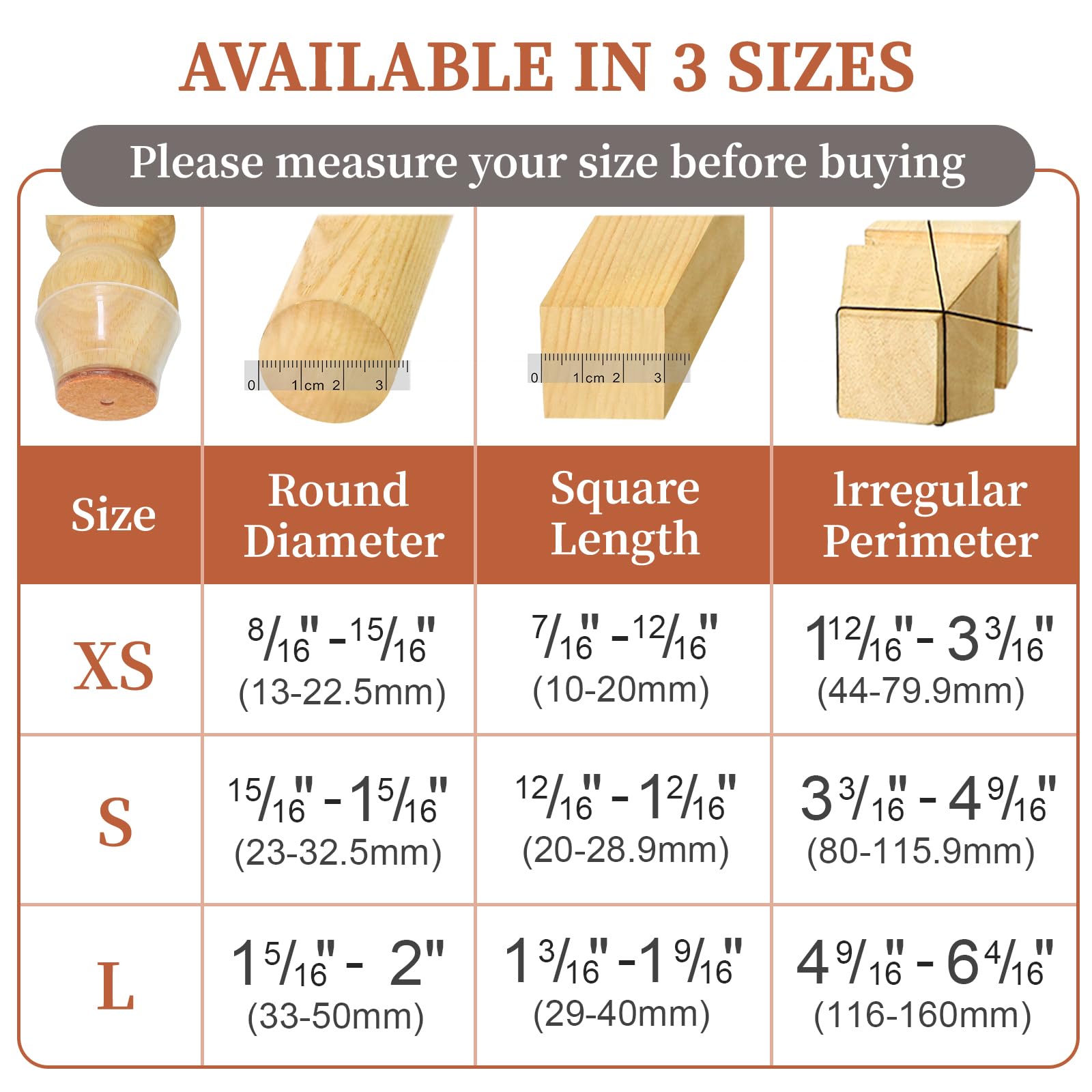 24-36pcs Chair Leg Caps Silico - Outdoor Furniture Leg Protectors のレビューと価格
