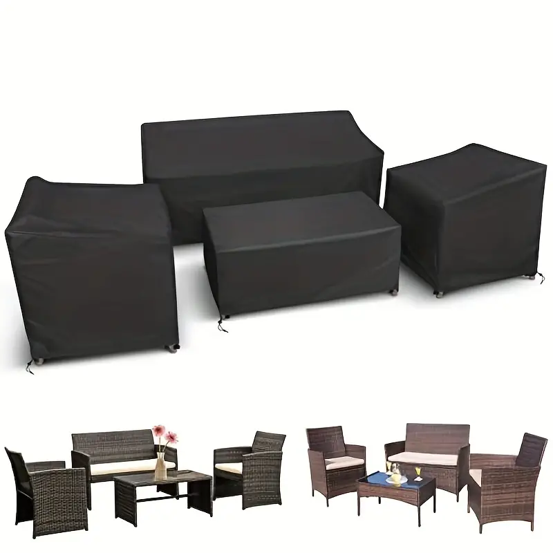 4pcs/Set Patio Furniture Cover - Outdoor Furniture Varnish のレビューと価格