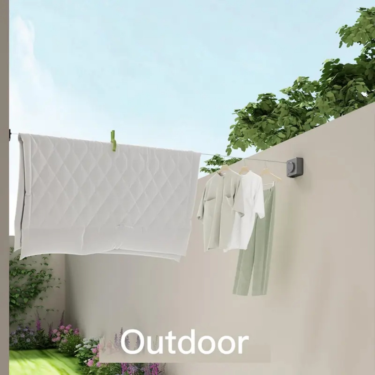 1 Pcs Indoor Retractable Cloth - Outdoor Furniture Rope のレビューと価格