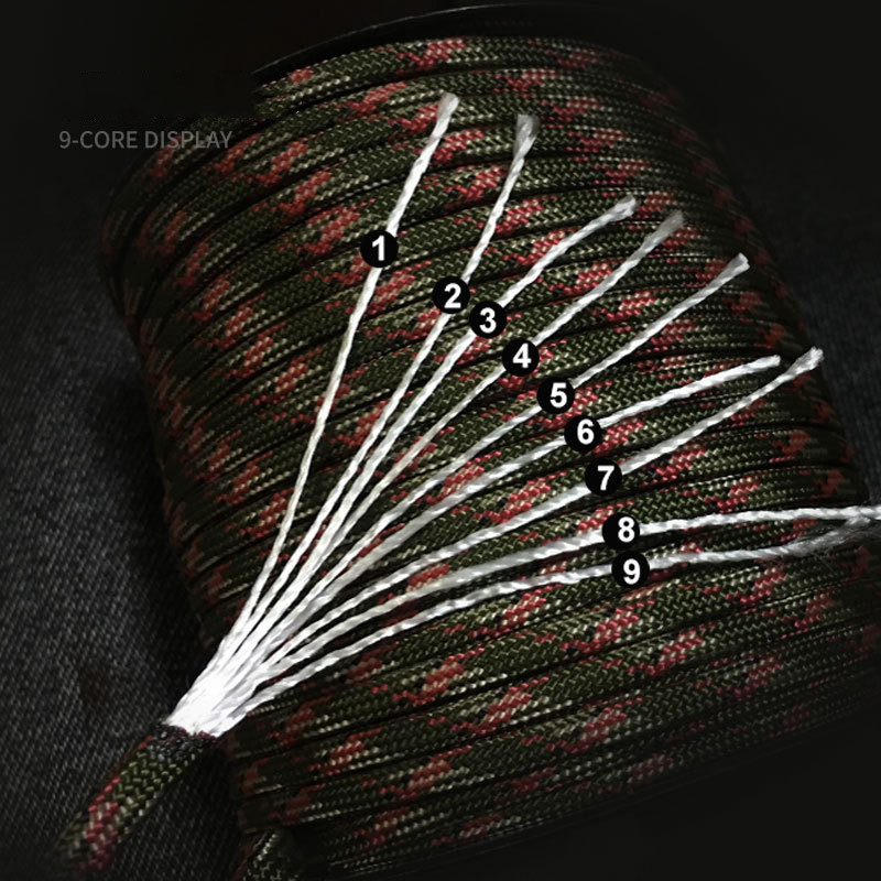 100M 9-Core Paracord Rope 4mm  - Outdoor Furniture Rope のレビューと価格