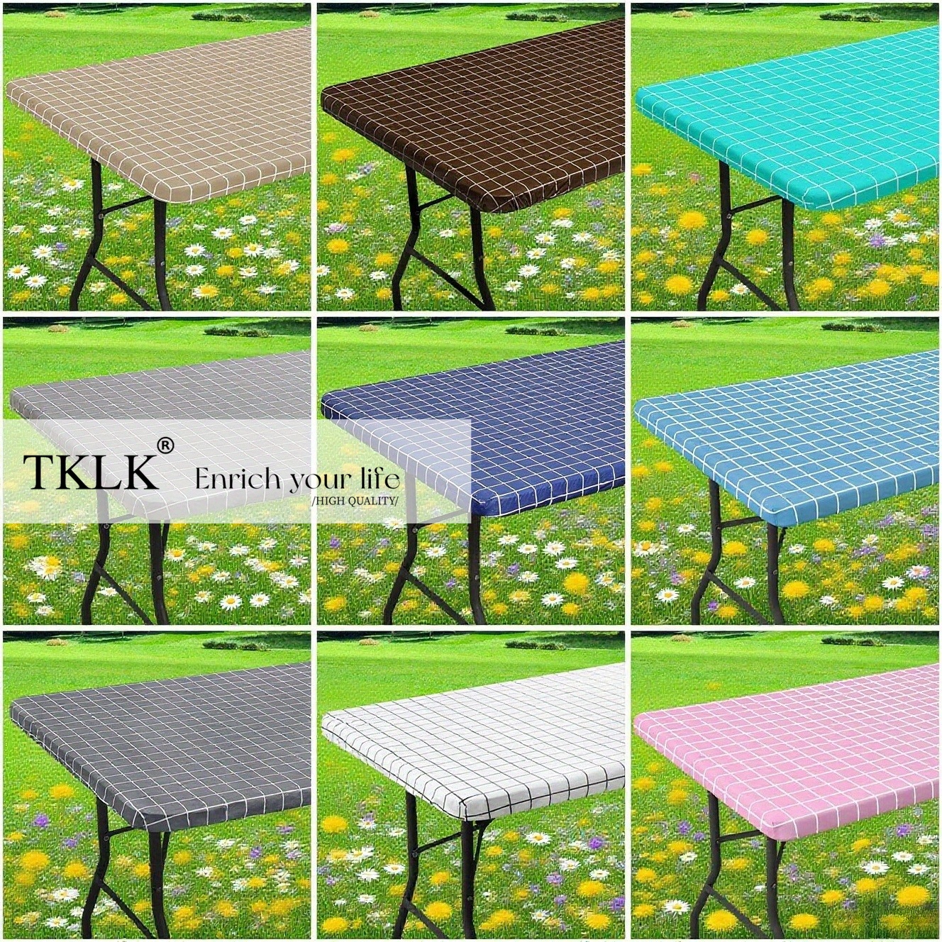 Rectangle Table Cloth, Elastic - Outdoor Furniture Sofa のレビューと価格