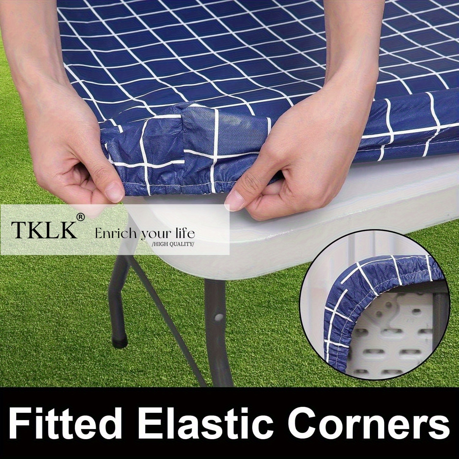 Rectangle Table Cloth, Elastic - Outdoor Furniture Sofa のレビューと価格