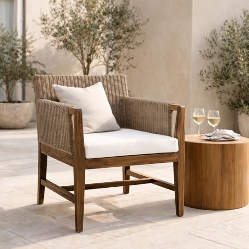 Wicker And Solid Teak Outdoor  - Outdoor Furniture Teak Wood のレビューと価格