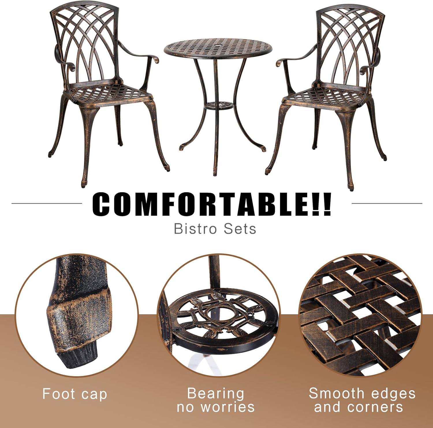 Bronze rust-resistant cast alu - Outdoor Furniture Sofa のレビューと価格