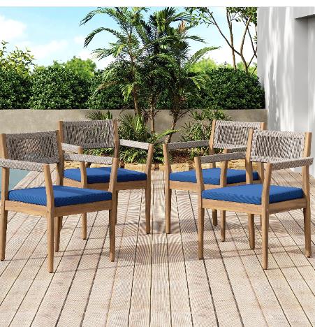Braided Acacia Wood Outdoor Di - Outdoor Furniture Teak Wood のレビューと価格