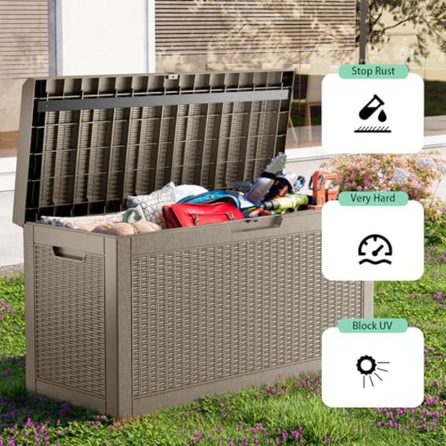 60 Gallon Outdoor Storage Box  - Outdoor Furniture Ofo のレビューと価格