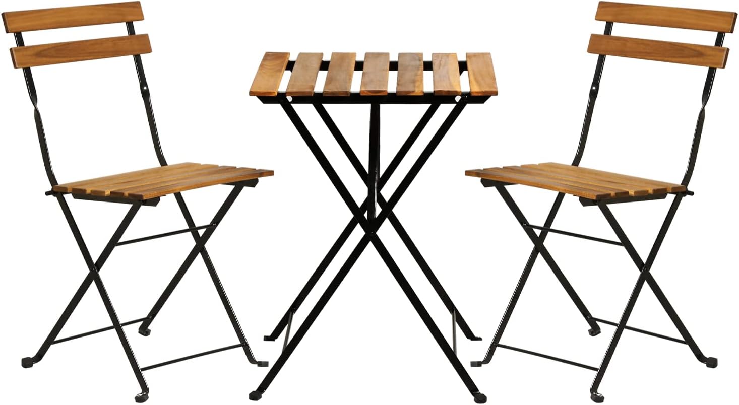 Natural wood 3-piece folding p - Outdoor Furniture Sofa のレビューと価格