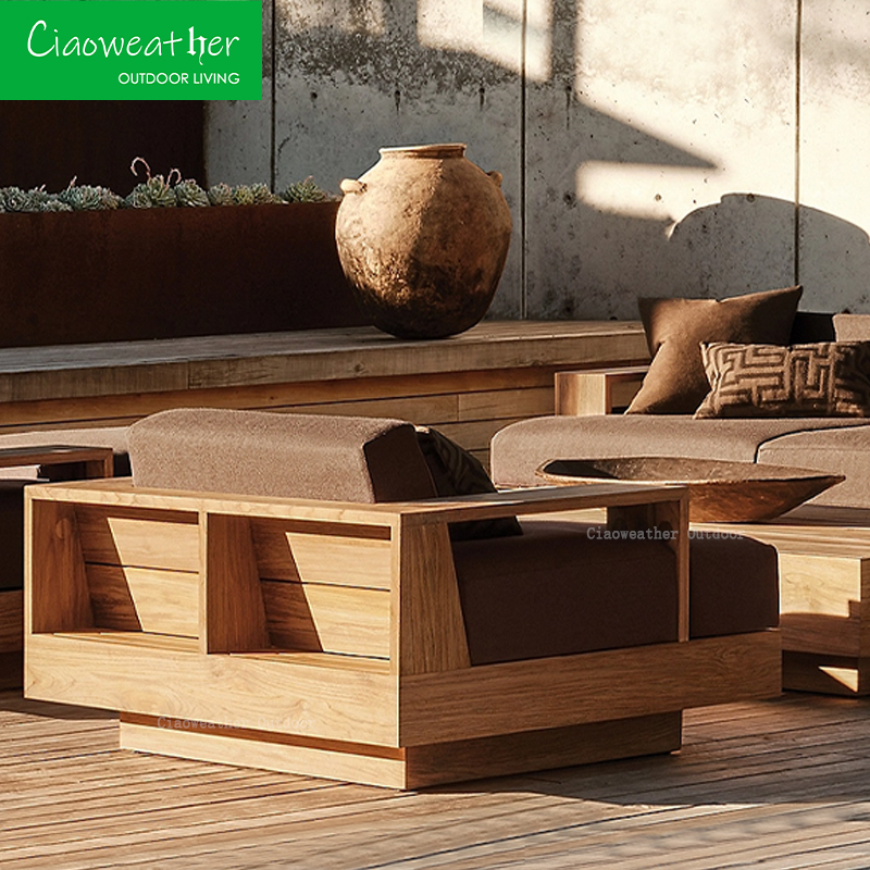 Modern Waterproof Latest Desig - Outdoor Furniture Teak Wood のレビューと価格