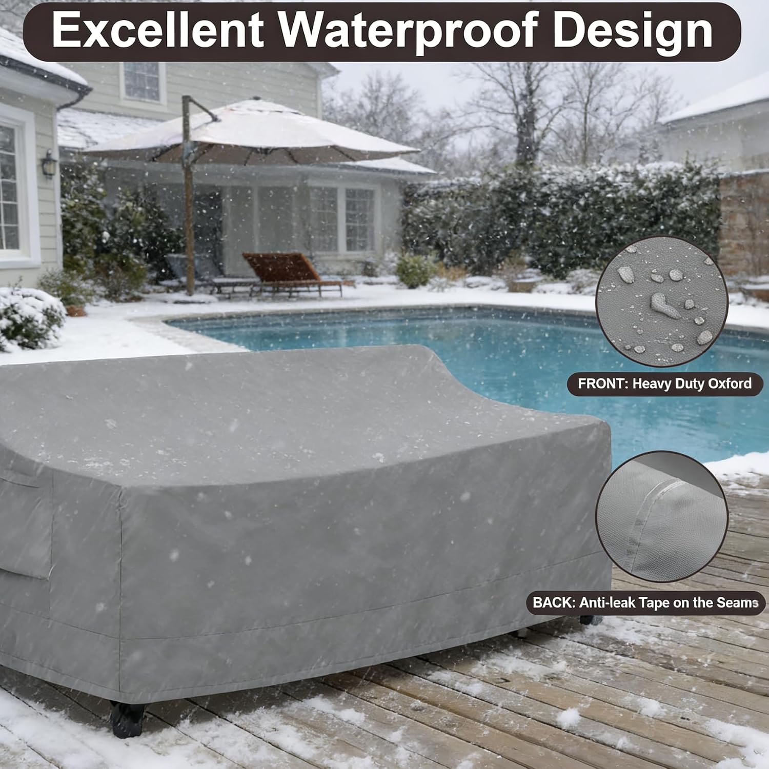 PureFit Outdoor Couch Cover Wa - Outdoor Furniture Sofa のレビューと価格
