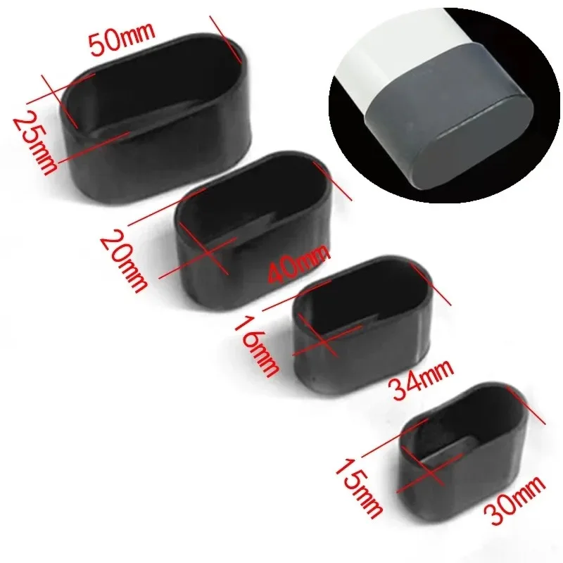 16pcs Transparent Oval Chair L - Outdoor Furniture Leg Protectors のレビューと価格