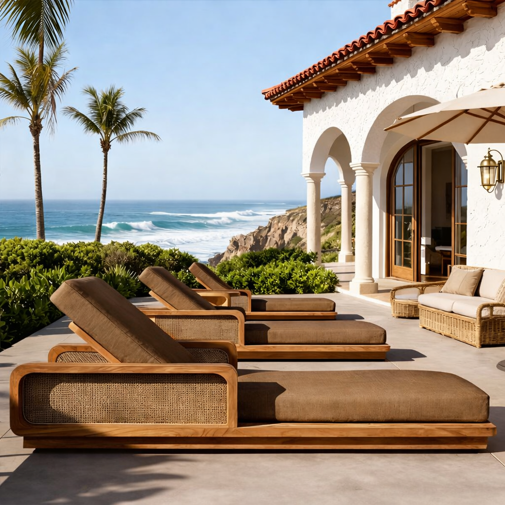 Outdoor Lounger Chair Hotel Ou - Outdoor Furniture Teak Wood のレビューと価格