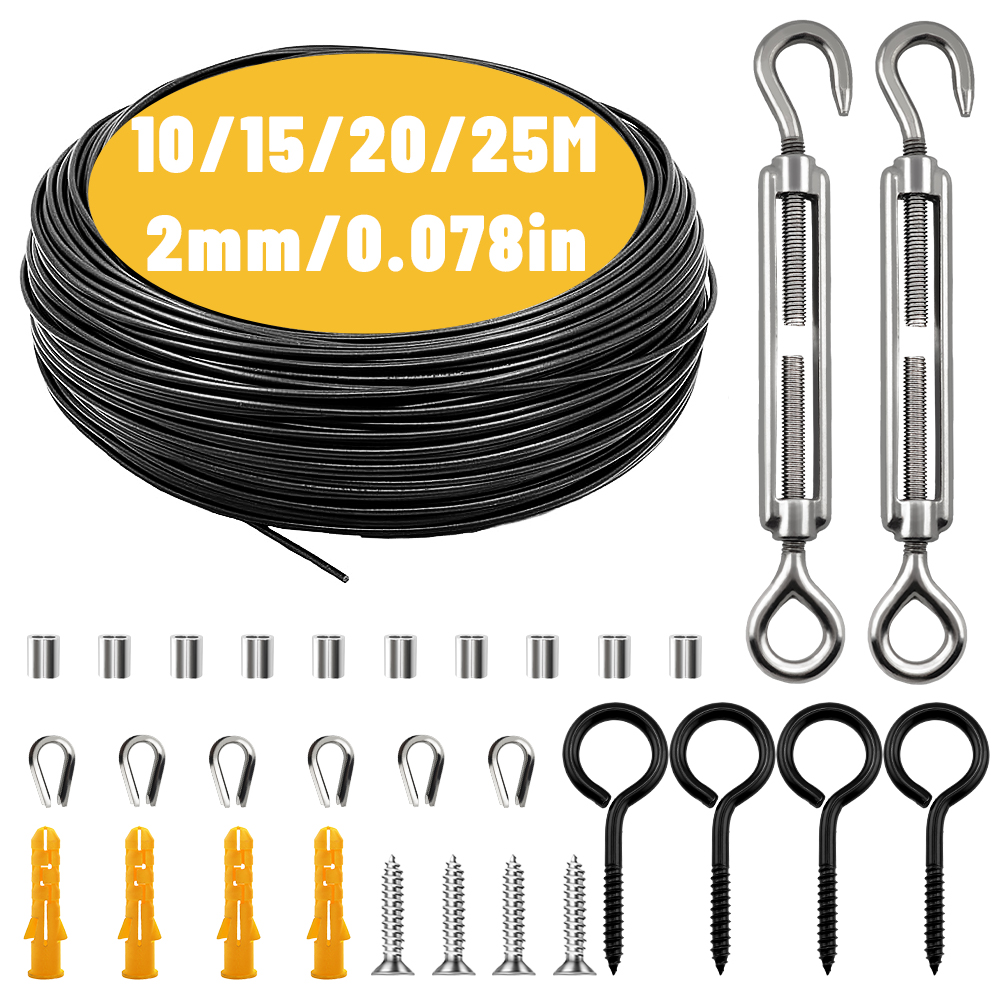 10-25M Steel Wire Rope Stainle - Outdoor Furniture Rope のレビューと価格