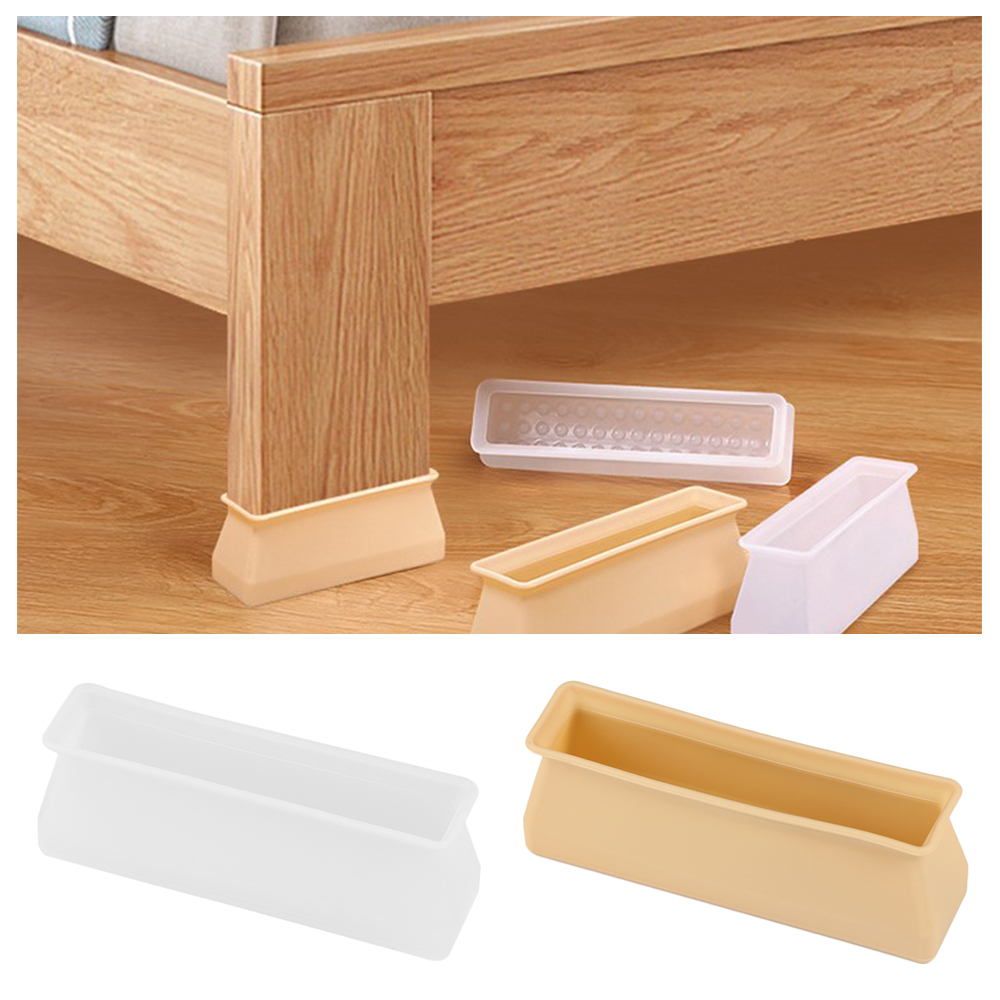 4PCS Silicone Rectangular Feet - Outdoor Furniture Leg Protectors のレビューと価格