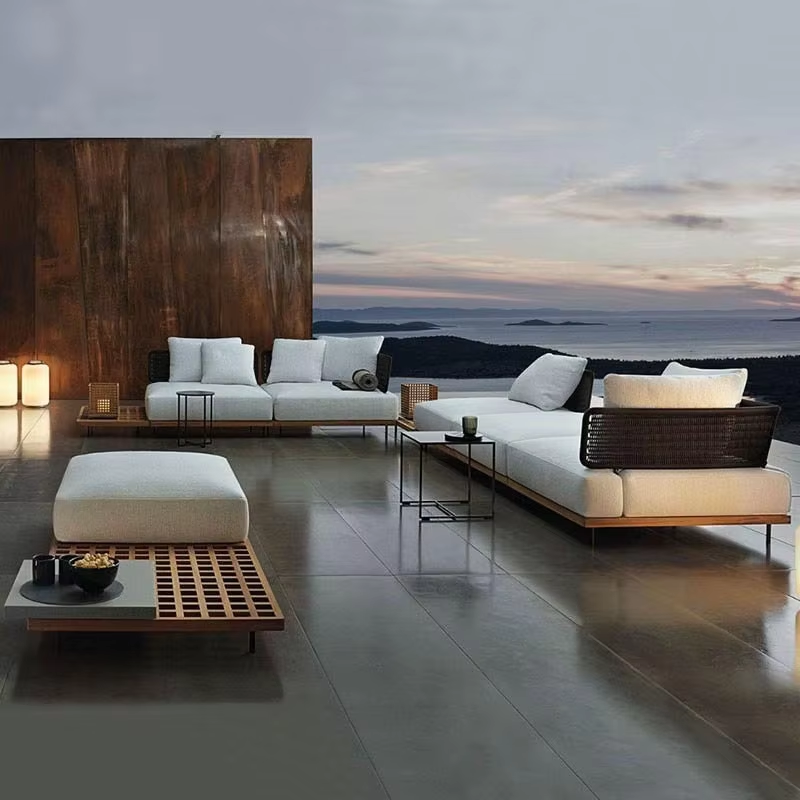 #qw-Outdoor Sofa Patio Villa T - Outdoor Furniture Teak Wood のレビューと価格
