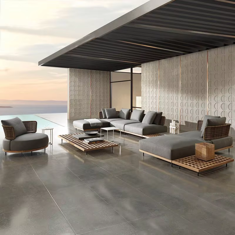 #qw-Outdoor Sofa Patio Villa T - Outdoor Furniture Teak Wood のレビューと価格