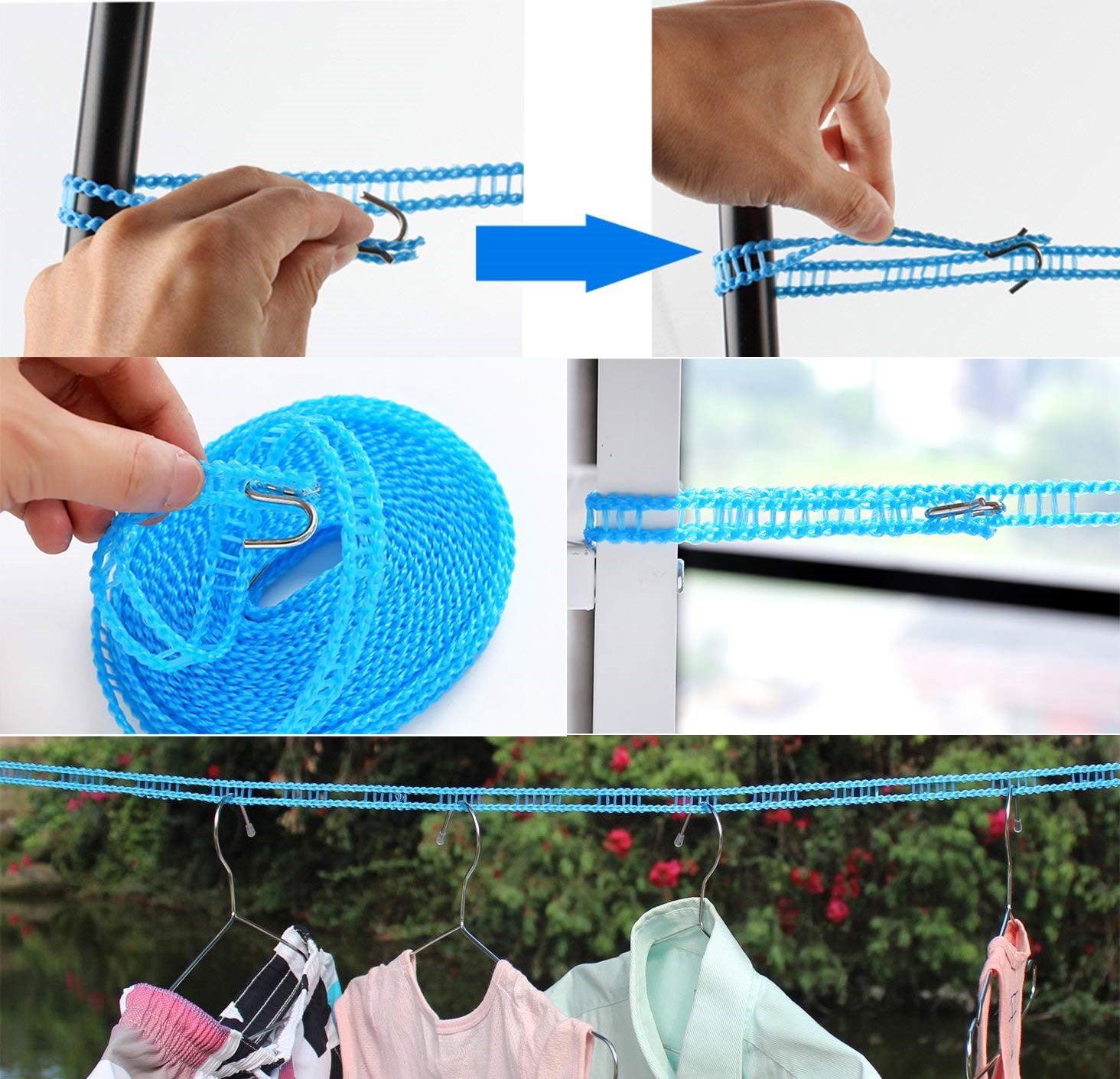Clothesline Clothes Drying Rop - Outdoor Furniture Rope のレビューと価格