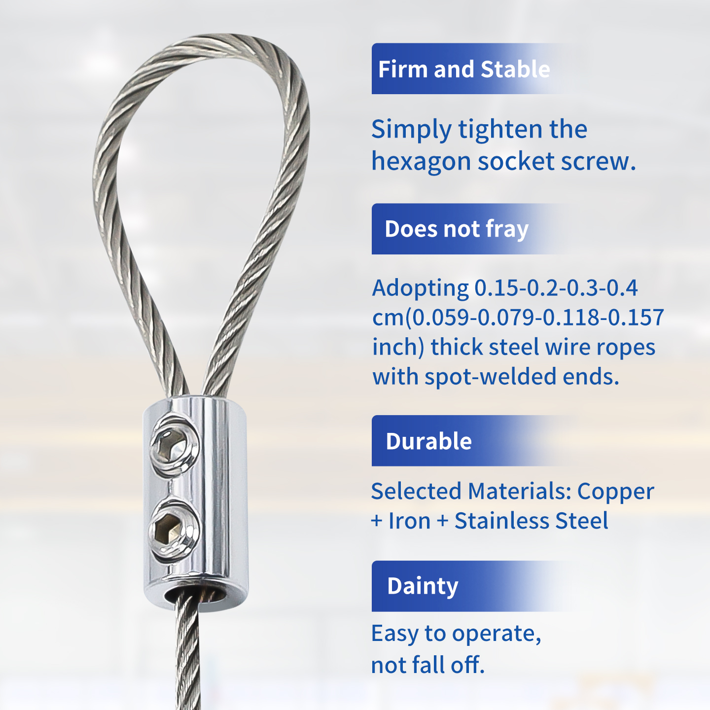 1.5/2/3/4mm Adjustable 304 Sta - Outdoor Furniture Rope のレビューと価格