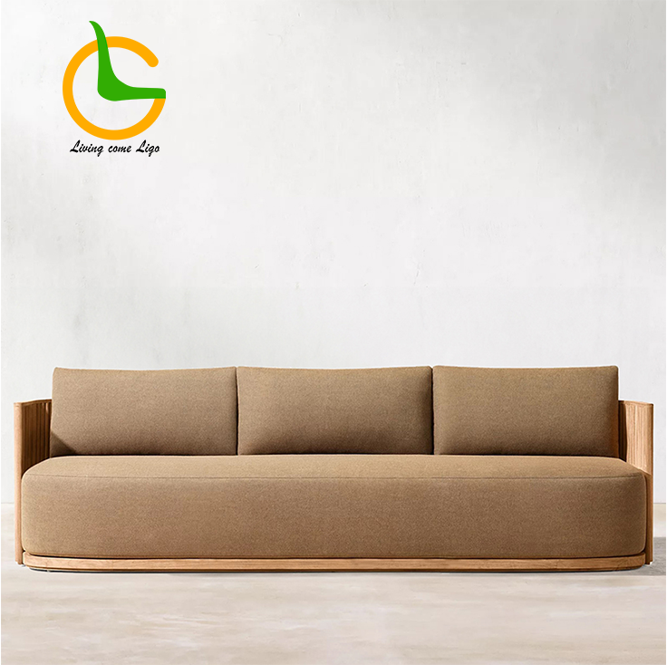 Luxury L-shaped Teak Wood Outd - Outdoor Furniture Teak Wood のレビューと価格