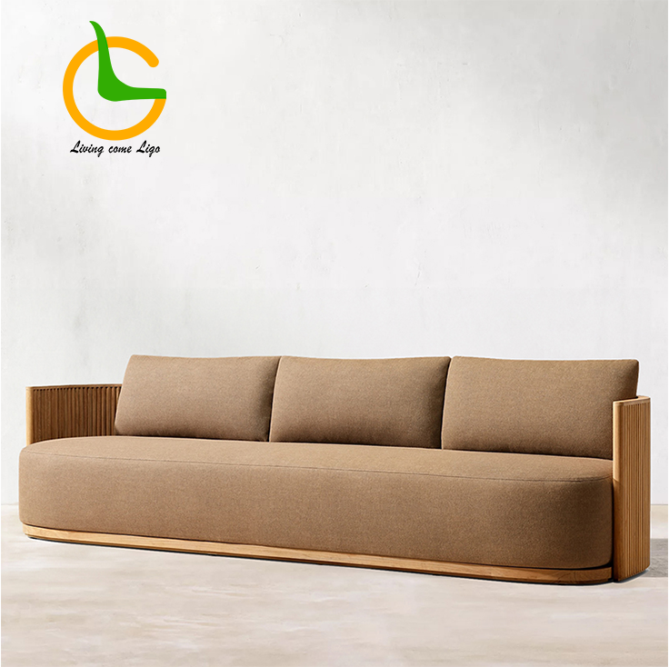 Luxury L-shaped Teak Wood Outd - Outdoor Furniture Teak Wood のレビューと価格